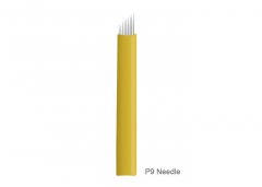 Yellow Microblading Needles Permanent Makeup Eyebrow Tattoo Needle Blade