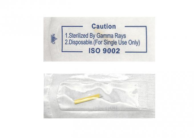 Yellow Microblading Needles Permanent Makeup Eyebrow Tattoo Needle Blade