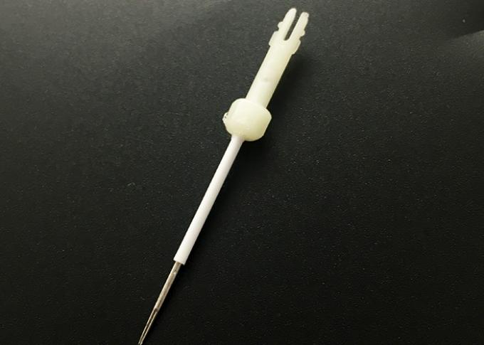 White 3RL Tattoo Needle , Stainless Steel Needles Permanent Makeup For Single Use