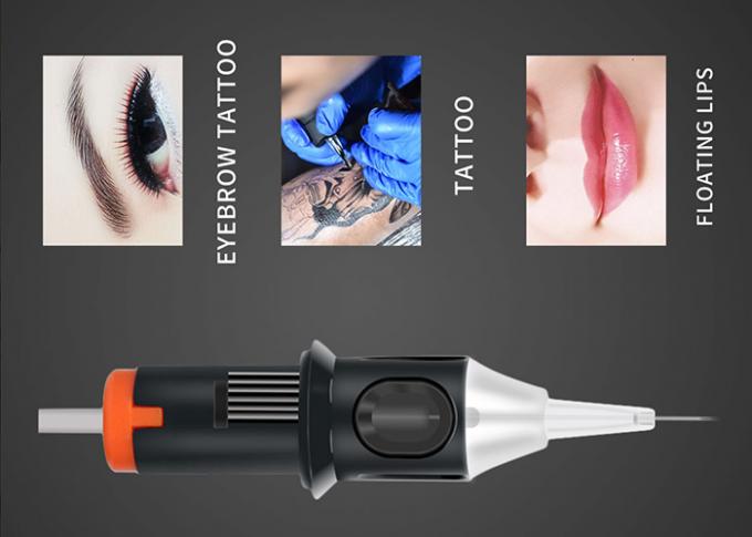 Black Cartridge Tattoo Machine Needle  For Semi - Permanent Makeup Lip Eyebrow