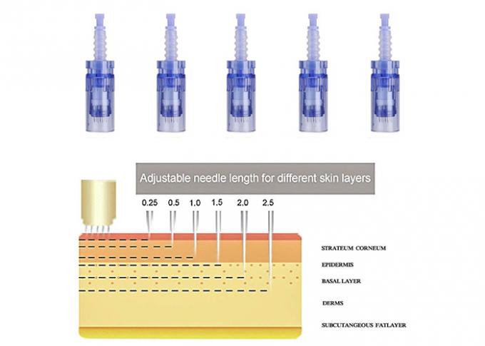 12  /  36  / 42 Pins Permanent Makeup Skin Care Derma Pen Ultima A6 Machine Microneedle