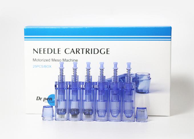 Blue Tattoo Machine Needle / Skin Care Permanent Makeup Derma Pen Microneedle