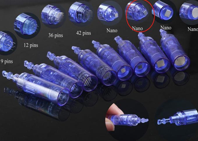 Durable Derma Pen Needle / Blue Dr. pen Ultima A1 Needle Cartridges Skin Renew Microneedle