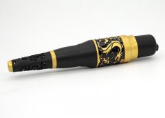 Gold Dragon Permanent Makeup Tattoo Machine For Lip Eyeliner