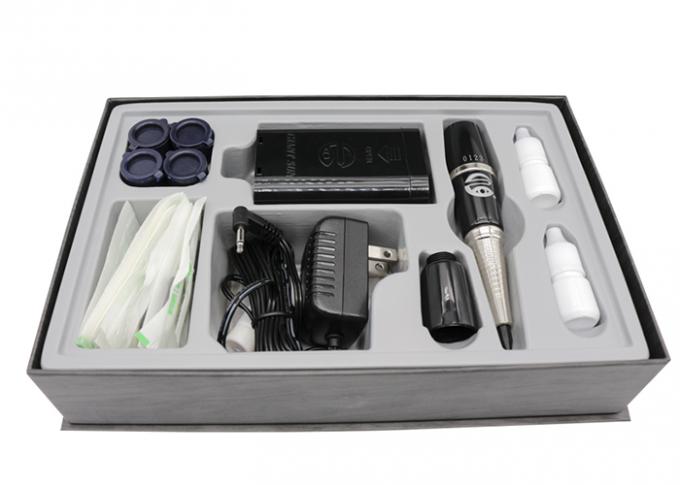 Black Color Permanent Makeup Tattoo Machine / Eyebrow Tattoo Gun 100-240V 50/60HZ 0.2A