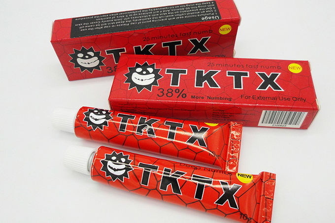 TKTX Tattoo Waxing Cream , Permanent Makeup Numbing Cream For Eyebrow Tattoo