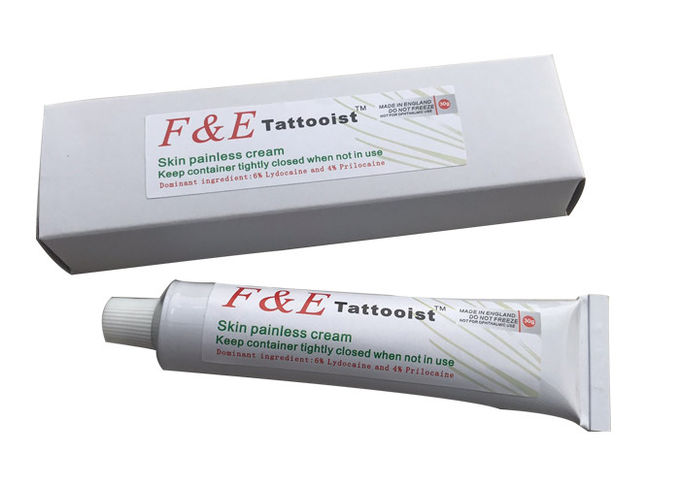 Lidocaine Tattoo Numbing Cream , 30G Tattoo Tattoo Anesthetic Cream For Eyebrow / Lip