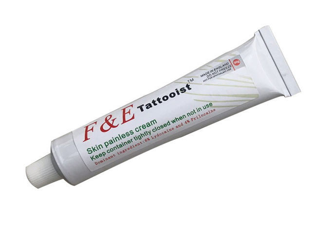 Lidocaine Tattoo Numbing Cream , 30G Tattoo Tattoo Anesthetic Cream For Eyebrow / Lip