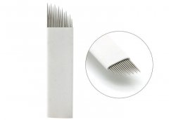 High And Low Microblading Needles Permanent Makeup 0.3MM 14 Pins For Eyebrow