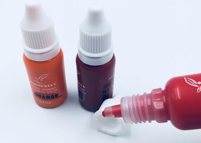 25 Colors Semi Permanent Makeup Pigments , Lip Eyeliner Eyebrow Tattoo Ink