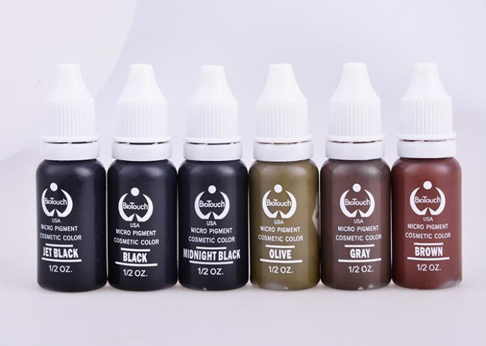 Professional Biotouch Permanent Makeup Ink / Micro Permanent Eyebrow Ink