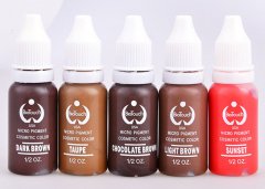 25 Colors Permanent Eyebrow Pigments , Biotouch Cosmetic Tattoo Permanent Makeup Ink