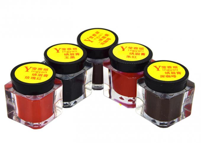 5G Practice Permanent Makeup Pigments , Tattoo Students Training Eyebrow Lip Pigment