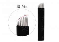 Disposable Microblading Needles Permanent Makeup 18Pins Microblading Blades