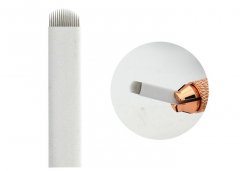 Stainless Steel Tattoo Needles , 0.2MM White 16 Pins Permanent Tattoo Needle