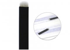 Extremely Thin Tattoo Needles , Black Precision Tattoo Needles 0.18MM U Shape