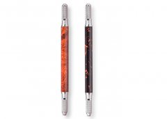 Multi - Function Double Head Permanent Makeup Manual Pen Aluminum + Copper Material