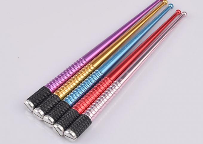 Aluminium Microblading Eyebrow Pen , Manual Tattoo Pen OEM Available
