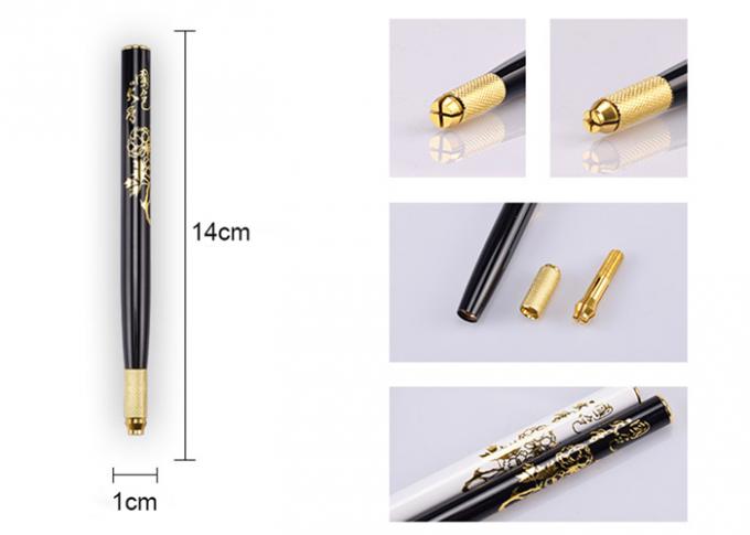 Three Colors Permanent Makeup Manual Pen 3D Eyerbrow Tattooing Hand Pen