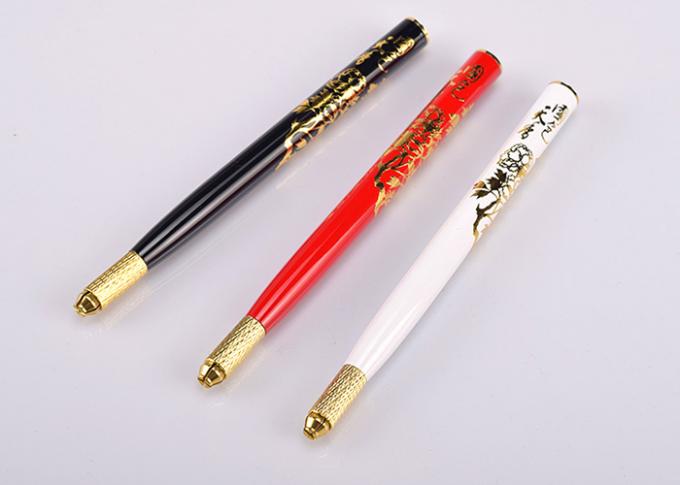 Three Colors Permanent Makeup Manual Pen 3D Eyerbrow Tattooing Hand Pen