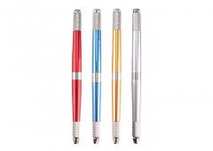 Three Head Permanent Tattoo Machine Pen 4 Colors Tebori Tattoo Manual Pen