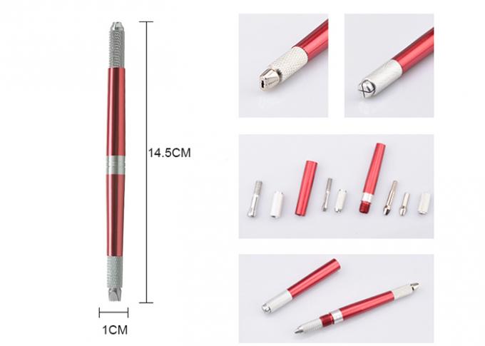 Three Head Permanent Tattoo Machine Pen 4 Colors Tebori Tattoo Manual Pen