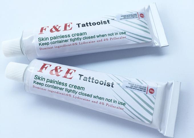 5% Lidocaine Anesthetic Cream , 30G F & E Permanent Makeup Tattoo Anesthetic Cream
