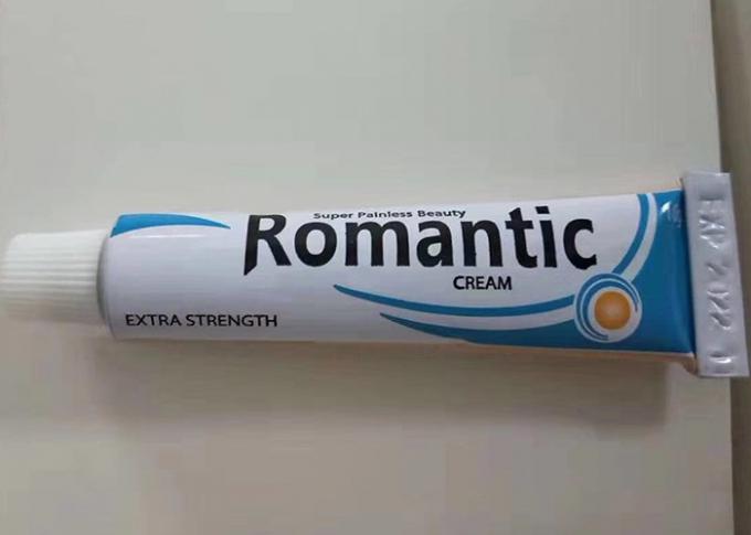 Pain Relieving Topical Tattoo Anesthetic Cream / Romantic Laser Hair Remove Waxing Cream