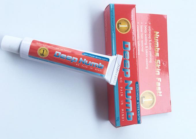 10G Deep Numb Tattoo Cream , Body Piercing Tattoo Cream OEM / ODM Available