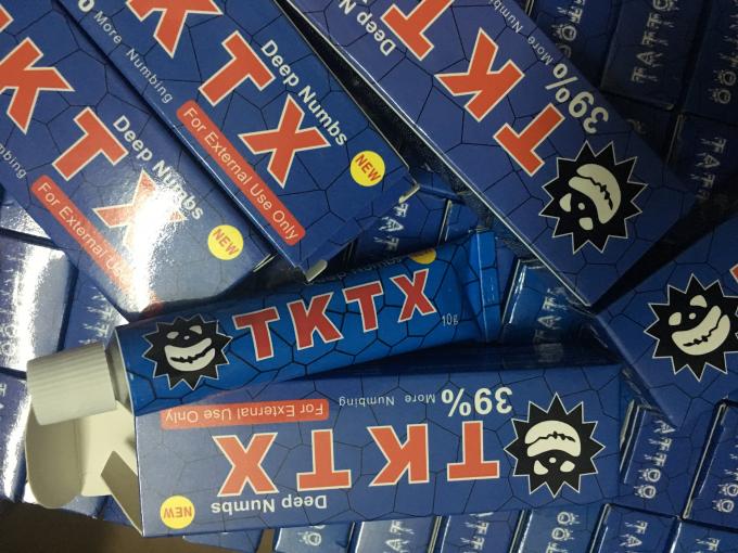 39% Blue TKTX Topical Anesthetic Cream For Laser Hair Removal