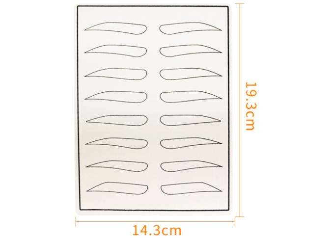 One Word Tattoo Training Skin , Eyebrow Tattoo Practice Skin Rubber Material