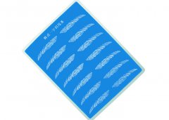 Blue Rubber Tattoo Supplies Practice Skin , Fake Skin Tattoo Practice