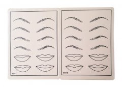 Eyebrow Lip Permanent Makeup Practice Skin 15*20 cm Size For Students Practice