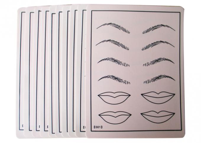 Eyebrow Lip Permanent Makeup Practice Skin 15*20 cm Size For Students Practice