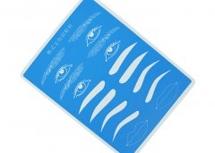 Blue Rubber Tattoo Supplies Practice Skin / Students Training Tattoo Skin