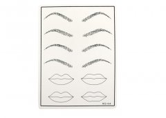 Professional Permanent Makeup Practice Skin Rubber Material Eyebrow Lip Fake Tattoo Skin