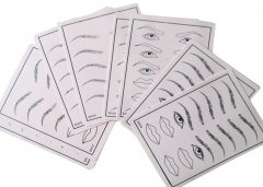 Eyebrow Tattoo Practice Skin Practicing Apprentice Tattooing Strap