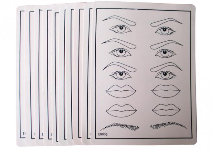 Rubber Permanent Makeup Practice Skin / High Quality Tattoo Practice Skin