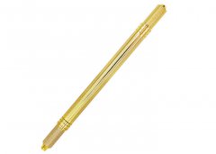Aluminum Microblading Needles , Manual Eyebrow Tattoo Pen Gold / Silver Color