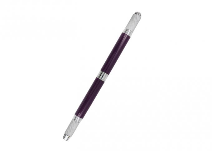 Two Head Eyebrow Tattoo Tool / Permanent Eyebrow Tattoo Pen For Microblading Needles
