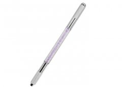 Purple Acrylic Permanent Makeup Tools , Two Head Eyebrow Microblading Pen