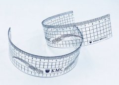 KMC Plastic Permanent Makeup Eyebrow Ruler Latest Novelty Design For Eyebrow Tattooing