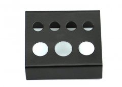 Black Stainless Steel Tattoo Ink Cup Holder / Pigment Holder 7.3*6*3.8cm Size