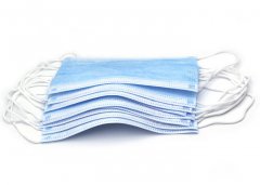 Durable Permanent Makeup Accessories , 3 Layers Disposable Face Mouth Masks