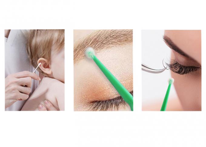 Mini Individual Eyebrow Extension Makeup Cotton Swabs For Salon And Home