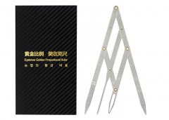 Non - Toxic Lightweight Permanent Makeup Ruler / Eyebrow Shaper Stencil