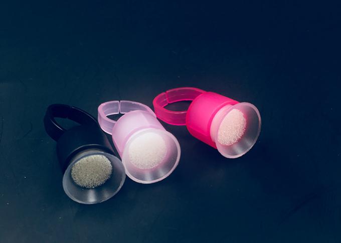 Plastic Permanent Makeup Accessories Tattoo Pigment Cup And Ring